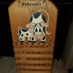Cow Perpetual Calendar